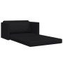 Sofá de piso cama 2 en 1 negro 124x71x78 cm cuero sintético by , Sofas - Ref: Foro24-4106713, Price: 193,96 €, Discount: %