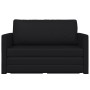 Sofá de piso cama 2 en 1 negro 124x71x78 cm cuero sintético by , Sofas - Ref: Foro24-4106713, Price: 193,96 €, Discount: %