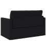 Sofá de piso cama 2 en 1 negro 124x71x78 cm cuero sintético by , Sofas - Ref: Foro24-4106713, Price: 193,96 €, Discount: %