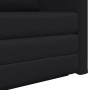 Sofá de piso cama 2 en 1 negro 124x71x78 cm cuero sintético by , Sofas - Ref: Foro24-4106713, Price: 193,96 €, Discount: %