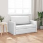 Sofá Cama de Suelo 2 en 1 Blanco 124x71x78 cm Cuero Sintético by , Sofas - Ref: Foro24-4106714, Price: 198,72 €, Discount: %