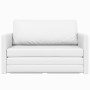 Sofá Cama de Suelo 2 en 1 Blanco 124x71x78 cm Cuero Sintético by , Sofas - Ref: Foro24-4106714, Price: 198,72 €, Discount: %