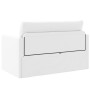 Sofá Cama de Suelo 2 en 1 Blanco 124x71x78 cm Cuero Sintético by , Sofas - Ref: Foro24-4106714, Price: 198,72 €, Discount: %