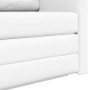 Sofá Cama de Suelo 2 en 1 Blanco 124x71x78 cm Cuero Sintético by , Sofas - Ref: Foro24-4106714, Price: 198,72 €, Discount: %