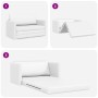 Sofá Cama de Suelo 2 en 1 Blanco 124x71x78 cm Cuero Sintético by , Sofas - Ref: Foro24-4106714, Price: 198,72 €, Discount: %