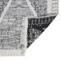 Schwarzer und grauer Baumwollteppich 160x230 cm von vidaXL, Teppiche - Ref: Foro24-340091, Preis: 53,58 €, Rabatt: %
