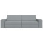 Sofá Cama de Piso 2 en 1 Gris Claro 245x150x60.5 cm Tela | Foro24.es | Tu tienda online para hogar, jardín y más Foro24.es