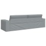 Sofá Cama de Piso 2 en 1 Gris Claro 245x150x60.5 cm Tela | Foro24.es | Tu tienda online para hogar, jardín y más Foro24.es