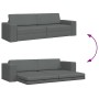 Sofá Cama de Suelo 2-en-1 Gris Oscuro 245x150x60.5 cm Tela von , Sofas - Ref: Foro24-4106716, Preis: 284,51 €, Rabatt: %