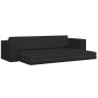 Sofá Cama de Suelo 2 en 1 Negro 245x150x60.5 cm Tela von , Sofas - Ref: Foro24-4106717, Preis: 284,51 €, Rabatt: %