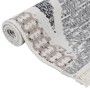 Schwarzer und grauer Baumwollteppich 160x230 cm von vidaXL, Teppiche - Ref: Foro24-340091, Preis: 54,47 €, Rabatt: %