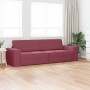 Sofá Cama 2-en-1 Borgoña 245x150x60.5 cm Tela | Foro24.es | Tu tienda online para hogar, jardín y más Foro24.es