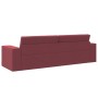 Sofá Cama 2-en-1 Borgoña 245x150x60.5 cm Tela | Foro24.es | Tu tienda online para hogar, jardín y más Foro24.es