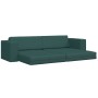Sofá cama 2 en 1 Verde oscuro 245x150x60.5 cm de tela von , Sofas - Ref: Foro24-4106719, Preis: 284,51 €, Rabatt: %