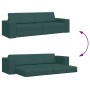 Sofá cama 2 en 1 Verde oscuro 245x150x60.5 cm de tela von , Sofas - Ref: Foro24-4106719, Preis: 284,51 €, Rabatt: %