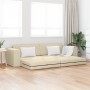 Sofá cama de suelo 2 en 1 Crema 245x150x60.5 cm Tela by , Sofas - Ref: Foro24-4106721, Price: 284,51 €, Discount: %