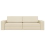 Sofá cama de suelo 2 en 1 Crema 245x150x60.5 cm Tela by , Sofas - Ref: Foro24-4106721, Price: 284,51 €, Discount: %