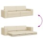 Sofá cama de suelo 2 en 1 Crema 245x150x60.5 cm Tela by , Sofas - Ref: Foro24-4106721, Price: 284,51 €, Discount: %