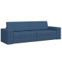 Sofá Cama de Piso 2-en-1 Azul 245x150x60.5 cm Tela