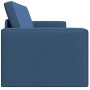 Sofá Cama de Piso 2-en-1 Azul 245x150x60.5 cm Tela von , Sofas - Ref: Foro24-4106722, Preis: 287,76 €, Rabatt: %