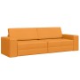 Sofa cama 2-en-1 Mostaza 245x150x60.5 cm Tela | Foro24.es | Tu tienda online para hogar, jardín y más Foro24.es