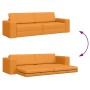 Sofa cama 2-en-1 Mostaza 245x150x60.5 cm Tela | Foro24.es | Tu tienda online para hogar, jardín y más Foro24.es
