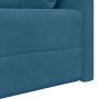 Sofá Cama 2 en 1 Azul 213x144x60 cm Terciopelo | Foro24.es | Tu tienda online para hogar, jardín y más Foro24.es