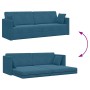 Sofá Cama 2 en 1 Azul 213x144x60 cm Terciopelo | Foro24.es | Tu tienda online para hogar, jardín y más Foro24.es