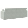 Sofá Cama 2 en 1 Gris Claro 213x144x60 cm de Terciopelo by , Sofas - Ref: Foro24-4106726, Price: 281,99 €, Discount: %