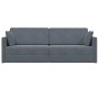 Sofá Cama de Piso 2 en 1 Gris Oscuro 213x144x60 cm Terciopelo by , Sofas - Ref: Foro24-4106727, Price: 281,99 €, Discount: %