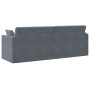 Sofá Cama de Piso 2 en 1 Gris Oscuro 213x144x60 cm Terciopelo by , Sofas - Ref: Foro24-4106727, Price: 281,99 €, Discount: %