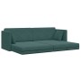 Sofá Cama 2 en 1 Verde Oscuro 213x144x60 cm de Terciopelo | Foro24.es | Tu tienda online para hogar, jardín y más Foro24.es