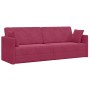 Sofá Cama 2 en 1 Rojo Vino 213x144x60 cm Terciopelo by , Sofas - Ref: Foro24-4106729, Price: 276,96 €, Discount: %