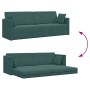 Sofá Cama 2 en 1 Verde Oscuro 213x144x60 cm de Terciopelo | Foro24.es | Tu tienda online para hogar, jardín y más Foro24.es