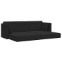 Sofá Cama 2 en 1 Negro 213x144x60 cm de Terciopelo by , Sofas - Ref: Foro24-4106730, Price: 276,96 €, Discount: %