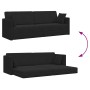 Sofá Cama 2 en 1 Negro 213x144x60 cm de Terciopelo by , Sofas - Ref: Foro24-4106730, Price: 276,96 €, Discount: %