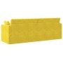 Sofá Cama 2-en-1 Amarillo 213x144x60 cm Terciopelo | Foro24.es | Tu tienda online para hogar, jardín y más Foro24.es