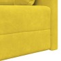 Sofá Cama 2-en-1 Amarillo 213x144x60 cm Terciopelo | Foro24.es | Tu tienda online para hogar, jardín y más Foro24.es