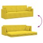 Sofá Cama 2-en-1 Amarillo 213x144x60 cm Terciopelo | Foro24.es | Tu tienda online para hogar, jardín y más Foro24.es