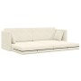 Sofá Cama 2 en 1 Crema 213x144x60 cm Terciopelo von , Sofas - Ref: Foro24-4106732, Preis: 281,99 €, Rabatt: %