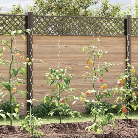 Soportes de Plantas en Espiral 5 pcs 150 cm Acero Galvanizado by , Trellises and plant supports - Ref: Foro24-4107051, Price:...