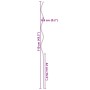 Soportes de plantas en espiral 5 pcs 110 cm de acero by , Trellises and plant supports - Ref: Foro24-4107057, Price: 15,77 €,...