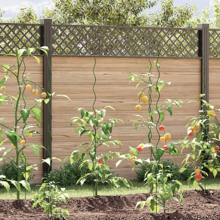 Soportes de plantas en espiral 5 pcs 150 cm Acero by , Trellises and plant supports - Ref: Foro24-4107060, Price: 16,31 €, Di...