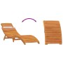 Juego de Tumbona de 3 Piezas con Mesa Lateral de Madera Maciza de Acacia | Foro24.es | Tu tienda online para hogar, jardín y más Foro24.es