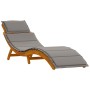 Tumbonas  con cojines 2 pcs Gris oscuro Madera maciza de Acacia | Foro24.es | Tu tienda online para hogar, jardín y más Foro24.es
