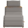 Tumbonas  con cojines 2 pcs Gris oscuro Madera maciza de Acacia | Foro24.es | Tu tienda online para hogar, jardín y más Foro24.es