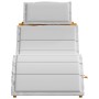 Tumbonas con Cojines 2 pcs Gris Claro Madera Maciza de Acacia by , Loungers - Ref: Foro24-4107100, Price: 259,40 €, Discount: %