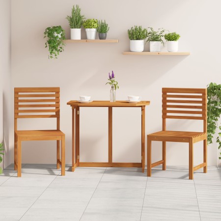 Sillas de Jardín sin Brazos  2 pcs de Madera Sólida de Acacia | Foro24.es | Tu tienda online para hogar, jardín y más Foro24.es