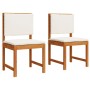 Sillas de Jardín sin Brazos con Cojines de Madera Maciza de Acacia - 2 Pcs | Foro24.es | Tu tienda online para hogar, jardín y más Foro24.es