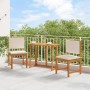 Sillas de Jardín sin Brazos con Cojines de Madera Maciza de Acacia - 2 Pcs | Foro24.es | Tu tienda online para hogar, jardín y más Foro24.es